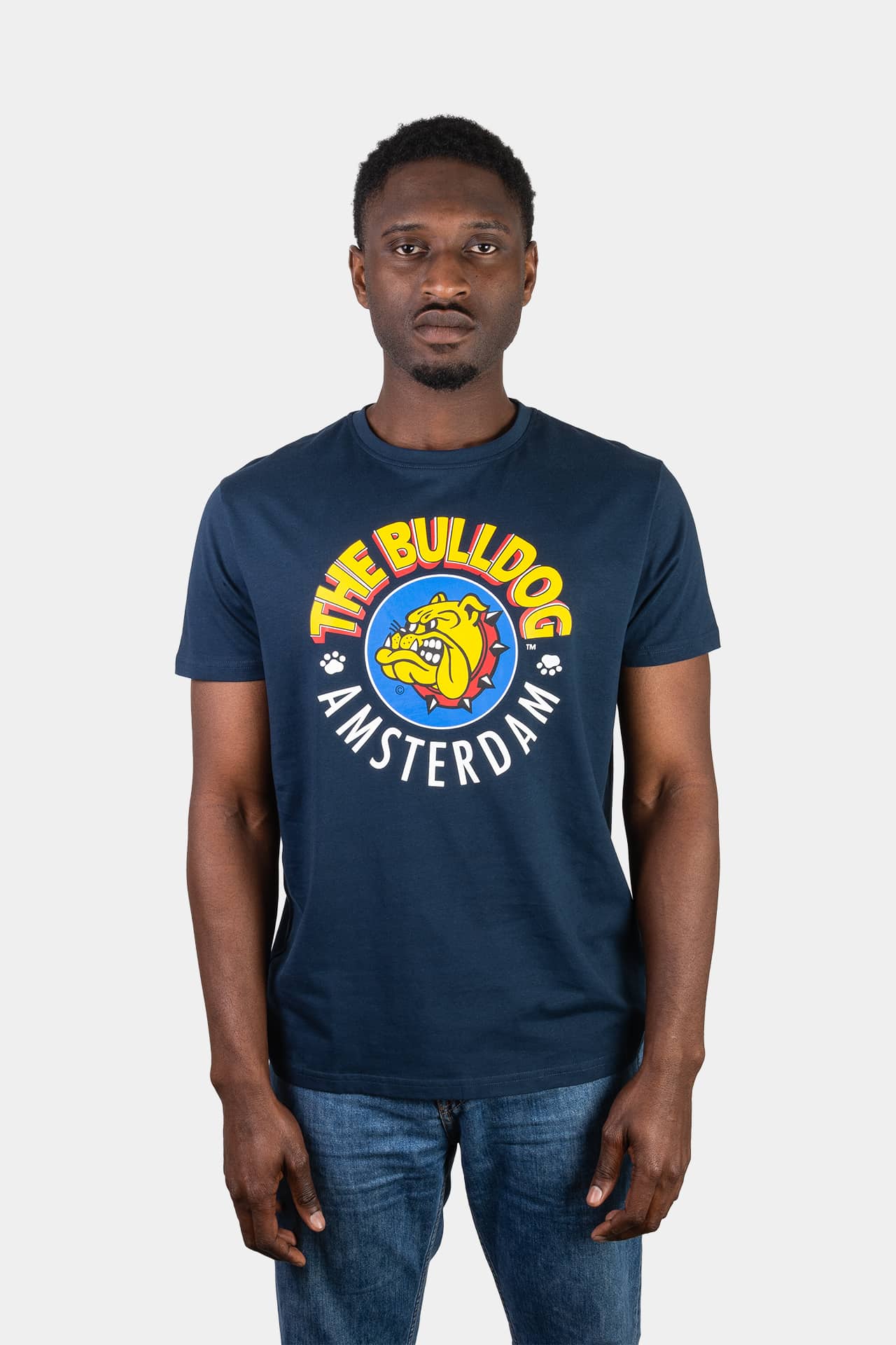The Bulldog Cafe Amsterdam T-shirt Tee Shirt Cute Cotton Natural