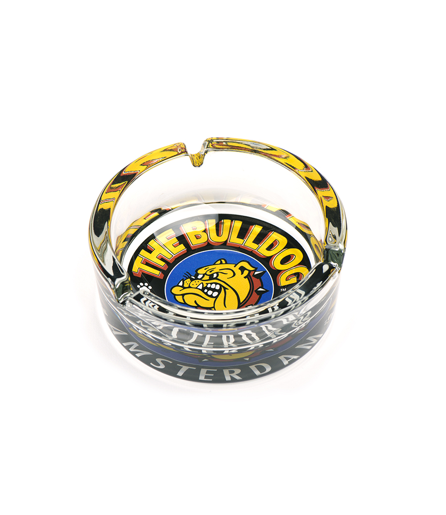 The Bulldog - Spin Top Ashtray Logo Blu