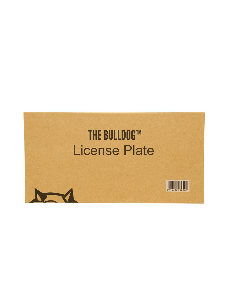 this is The Bulldog License Plate
