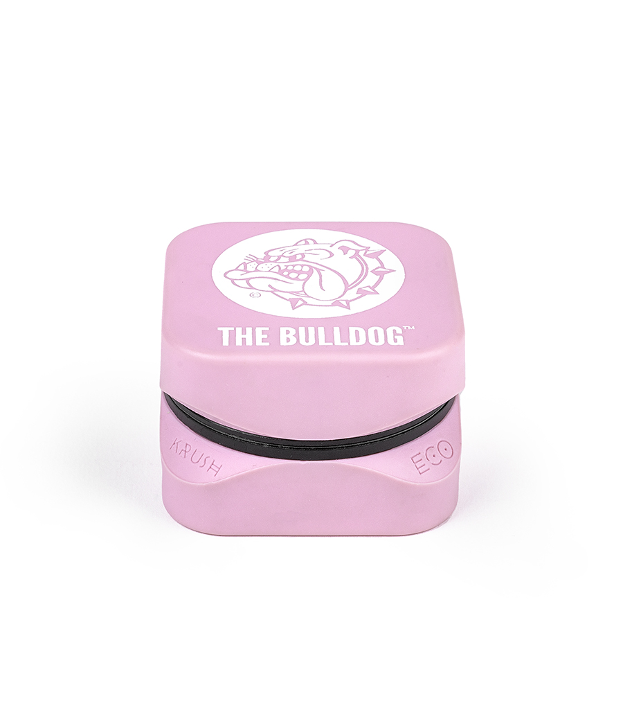 The Bulldog collaboration with Krush Grinders. We have teamed up to introduce the innovative Eco-Cube to our collection of smoking accessories. The Eco-Cube is the perfect addition to The Bulldog range of smoking products, the innovative tooth design allows for flowers to 'fluff' up; making shredding flowers easy than ever before.