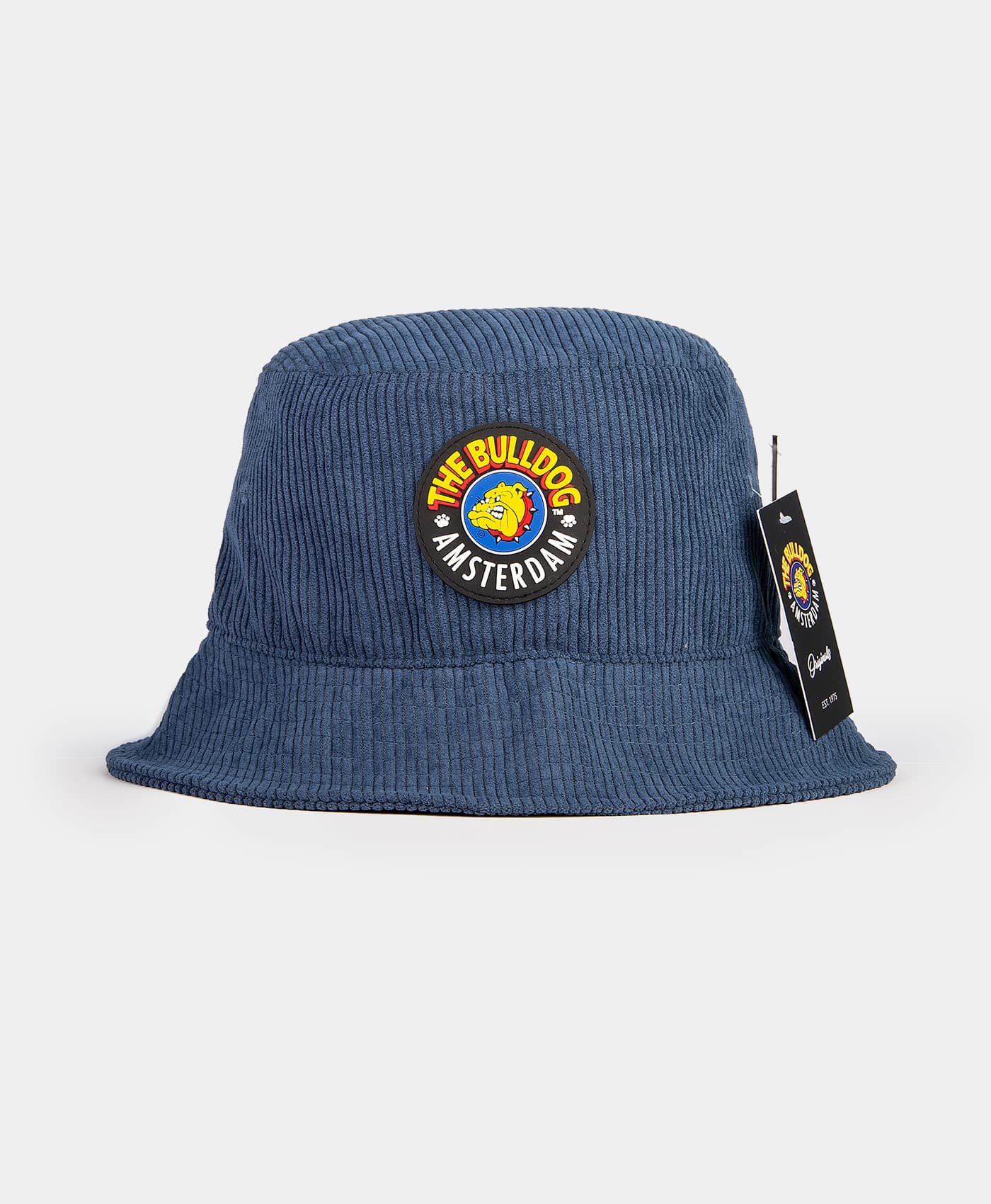 Bucket Hat Badge Navy | The Bulldog