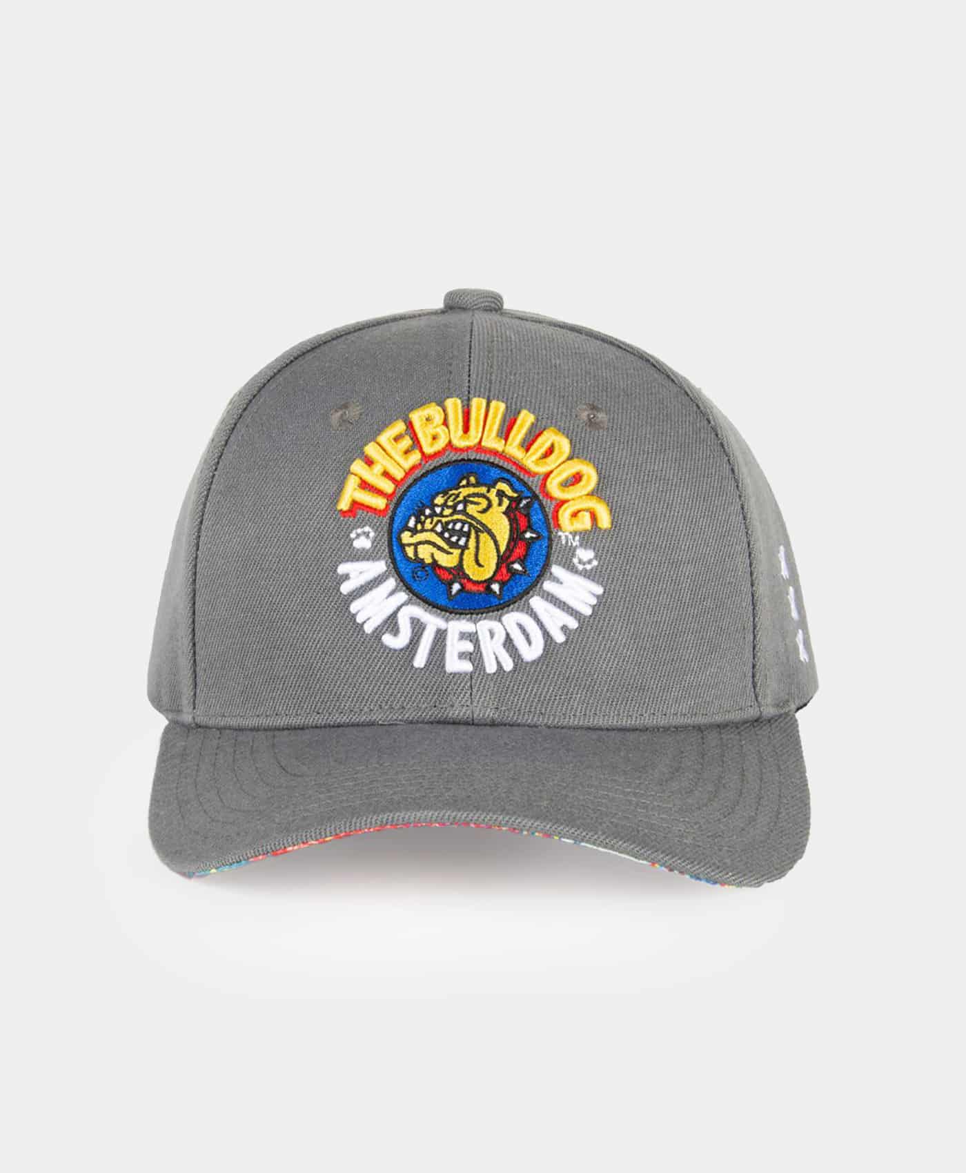 The Bulldog Baseball Cap Grey The Bulldog