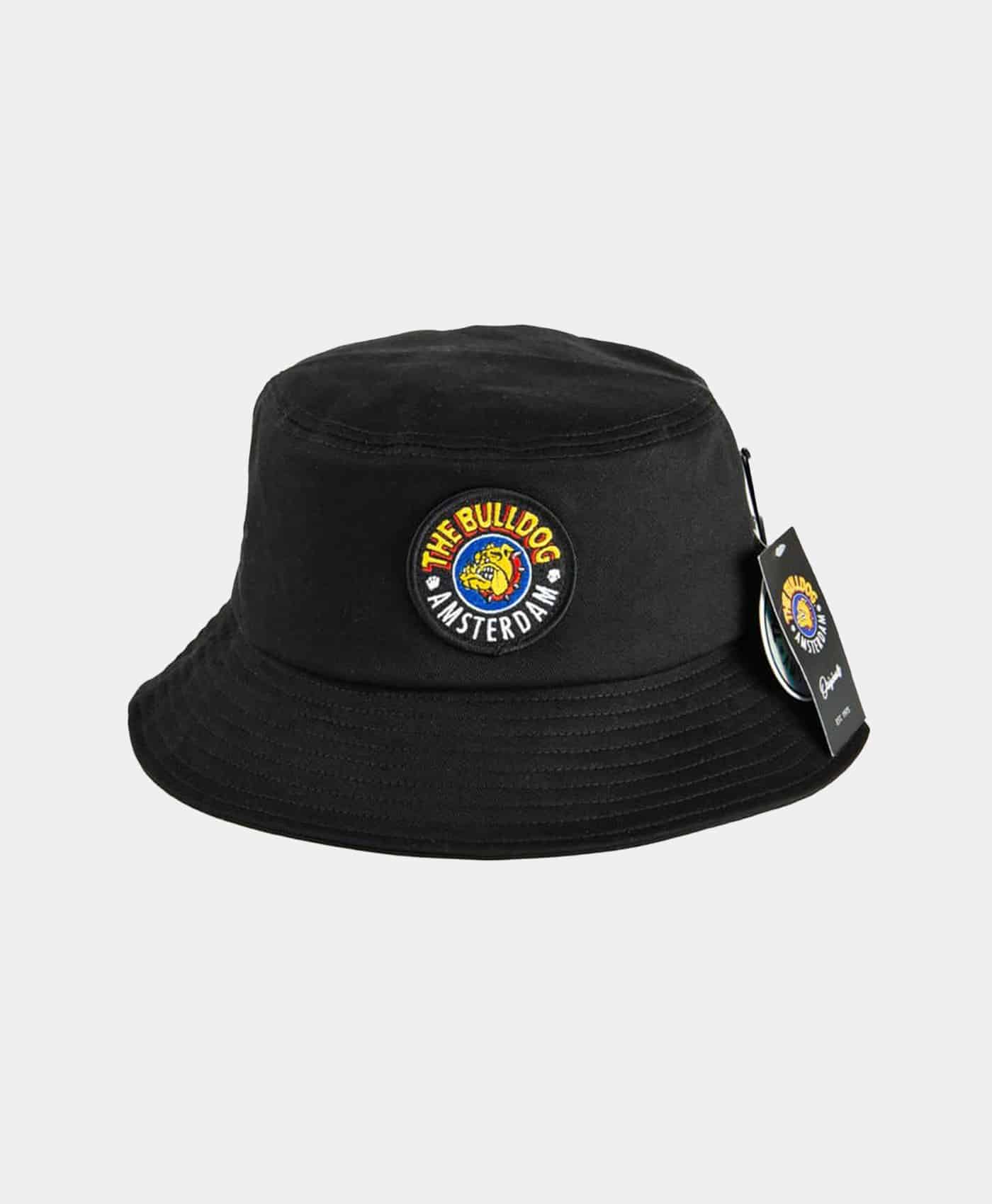 Black dog bucket hat best sale